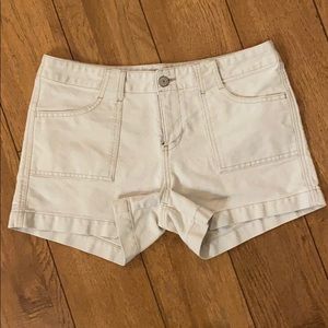 Tan Khaki Jean Shorts
